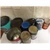 Image 5 : Lot All Different Esso Oil and Grease Cans (9)