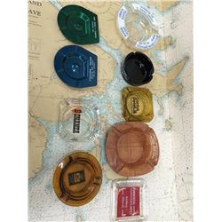 Lot Of Advertising Ashtrays