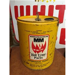 5 Gallon Minneapolis Moline Oil Can