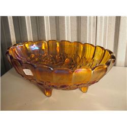 Carnival Glass Fruit Bowl