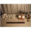 Image 1 : Lot Of Doll Dishware, Mini Goblets, Table Caddy