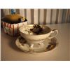 Image 2 : Lot Of Dishware (Kettle, Cream And Sugar, Tea Cup, Etc.)