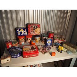Lot Of Tins