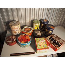 Lot Of Tins