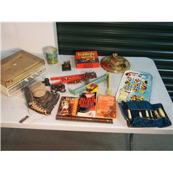 Lot Of Toys, Etc. (Working Record Player, Travel Kit)