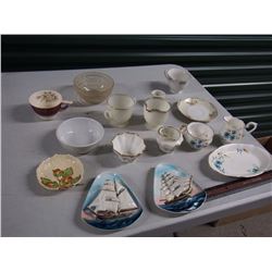 Lot Of Dishware, Lots Of Cream And Sugars