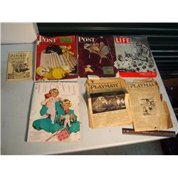 Lot Of 1940’s Newspapers And Magazines