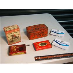Lot Of Tobacco Tins