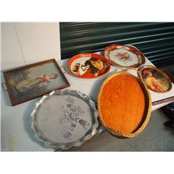 Lot Of Serving Trays