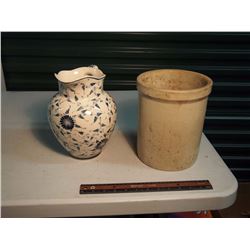 Pitcher and clay pot