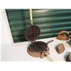 Image 2 : Lot Of Cast Iron Sad Irons And Waffle Pan