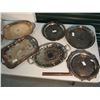 Image 2 : Lot OF Metal Platters