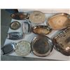 Image 3 : Lot OF Metal Platters
