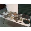 Image 1 : Lot OF Metal Platters