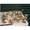 Image 1 : Lot Of Horse, Unicorn, Girafe, Statues, Brassey