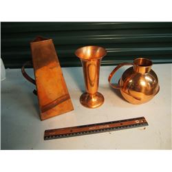 Lot Of Brass Table Pieces (3)