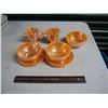 Image 4 : Lot of Fire-King Peach Lusterware