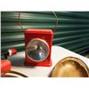 Image 2 : Lot of Misc (Metalware, Red Electric Lamps, Candle extinguisher)