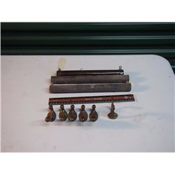 6 Brass Hooks, Antique Electrical Equipment