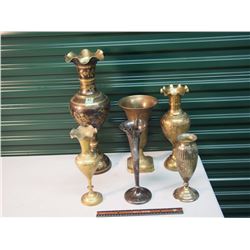 Brass Vases (6)