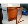 Image 3 : Wood And Glass Display Case, 24”x20”x5 1/2”