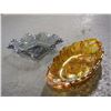 Image 2 : Lot of Carnival Glass Pieces (Clear, Yellow)