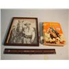 Image 2 : Roy Rodgers Book & Picture In Frame, Signed