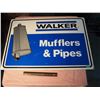 Image 1 : Walker Mufflers And Pipes Metal Sign (35”x24”)