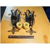 Image 1 : Metal Wall Candle Holders (2)