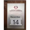 Image 3 : Lot (2) Vintage Perpetual Calendars (CIBC, Credit Union) Complete