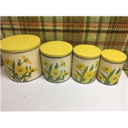 Vintage Canister Set (4 Pieces)