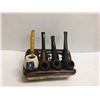 Image 2 : Horse Motif Ceramic Pipe Stand W/ (4) Pipes