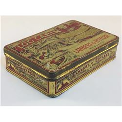 Lambert & Butler Log Cabin Flaked Gold Leaf Tobacco Tin, England