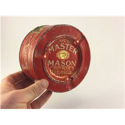 Master Mason Tobacco Tin, Ashtray Top