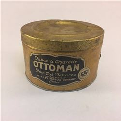 Ashtray Top Ottoman Tobacco Tin