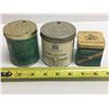 Image 2 : Lot (3) Tobacco Tins (John Cotton, Three Castles, John Middleton)