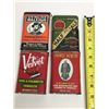 Image 2 : Lot (4) Pocket Tobacco Tins (Velvet, Raleigh, Half & Half, Prince Albert)