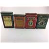 Image 5 : Lot (4) Pocket Tobacco Tins (Half & Half, Picobac, Union Leader, Tuxedo)