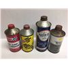 Image 1 : Lot (4) Vintage Gas And Oil Related Cone Top Cans