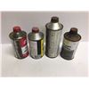 Image 2 : Lot (4) Vintage Gas And Oil Related Cone Top Cans