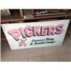 Image 1 : Picker's Dining And Cocktail Lounge Sign (Purchased From Barry Hotel In Saskatoon, 43.5” x 23”)