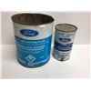 Image 1 : Lot (2) Ford Cans Oil & Anti-freeze
