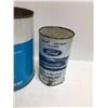 Image 2 : Lot (2) Ford Cans Oil & Anti-freeze