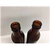 Image 3 : Lot (2) Amber Orange Crush Soda Bottles