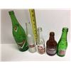 Image 4 : Lot (5) Stubby Soda Pop Bottles