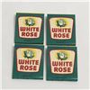 Image 1 : Lot (4) NOS White Rose Service Station Advertising Match Books (Silver Park SK)