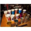 Image 1 : Lot Of Plastic Advertising Cups And Metal Tumblers