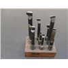Image 1 : Carbide Tipped Brazed Boring Bar Set, 1/2" Shanks