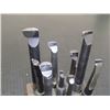 Image 2 : Carbide Tipped Brazed Boring Bar Set, 1/2" Shanks