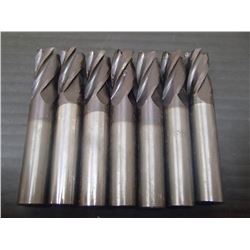 Solid Carbide 1/2 x 1/2 x 1 x 3, 4FL End Mills